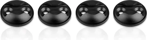 Ankerpunkt für Airline Ösen, schwarz, 4er Set