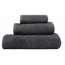 framsohn frottier Handtuch Frottierserie 'Premium', (1-St) grau 50.100 cm