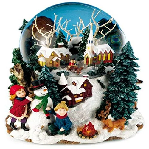 Spieluhrenwelt MMM GmbH, 46076 Spieluhr Schneekugel Winterlandschaft