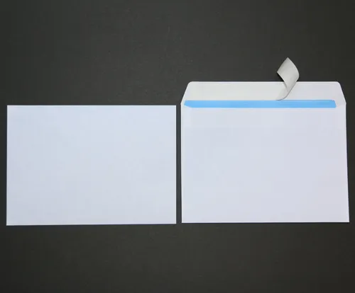 St. C6 Briefumschläge weiß ohne Fenster 114x162 mm Haftklebend 100