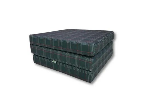 FORTISLINE Klappmatratze VW GTI 180x65x7cm - Matratze für Gäste, zusammenklappbar und waschbar, ideal für flexiblen Einsatz und einfache Pflege, mit 7 cm Höhe und robustem Bezug.