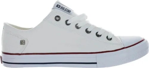 Big Star Damen DD274336_37 Plimsolls, White, EU - Damen-Sneaker aus hochwertigem Textil, leicht und bequem für den perfekten Freizeitlook.