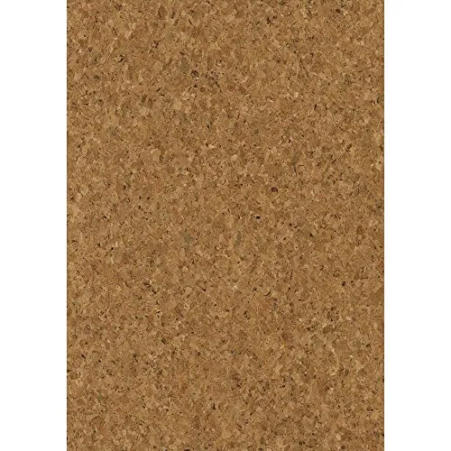 Rayher 63016000 Korkstoff, Granulat, Zuschnitt gerollt, 45 x 30 cm, Stärke 0,5 mm, vegane Lederalternative, zum Basteln, Nähen, Kleben, Schneiden, Stanzen, Bemalen, Beschriften