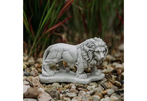 gartendekoparadies.de Gartenfigur Kleiner Löwe, H. 15 cm, 2 kg, Frostsicher