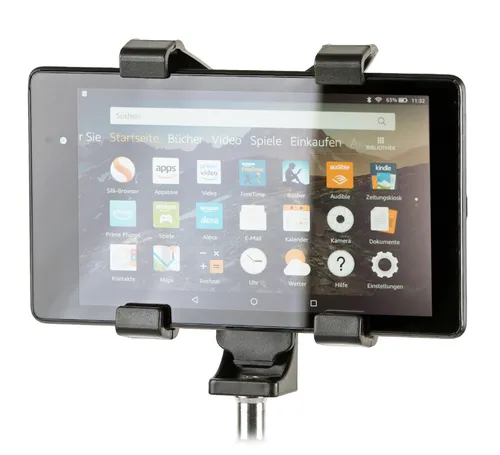 Tablet Halter mit Stativanschluss 1/4 Zoll Tablethalterung Universell