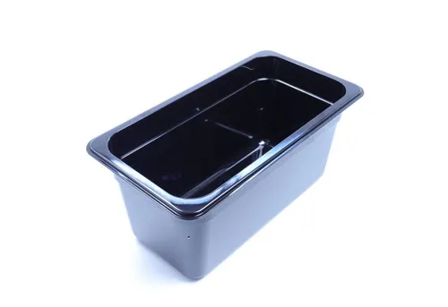 AcMax Thermobehälter GN 1/3 Polycarbonat schwarz GN-Behälter 5,7 Liter Tiefe 150mm