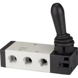 Riegler 5/3-Wegeventil mit Handbetätigung