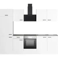 OPTIFIT Küchenzeile Bonn214 – 270 cm in Weiß - Vielseitige Küchenzeile mit 270 cm Breite, ideal für individuelle Raumgestaltungen. Hochwertige Verarbeitung, modernes Design und flexible Anbaumöglichkeiten machen sie zur perfekten Küchenlösung.