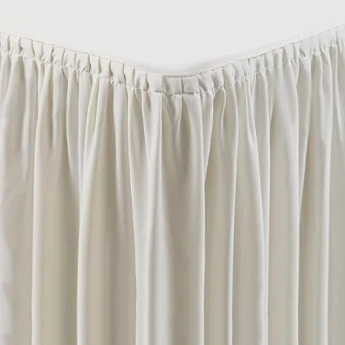Produktbild Kombi-Skirting mit Plisseefalten ecru