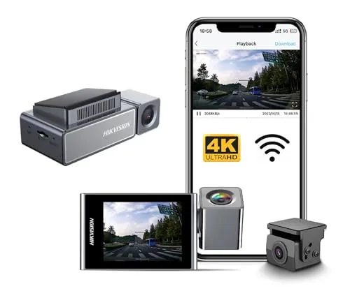 Hikvision Dash Camera C8 Pro WiFi 4K & Full HD von Hikvision
