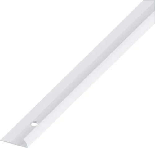 alfer Rund-Abschluss-Profil 1 m, 20.5 x 3 mm Aluminium eloxiert silber
