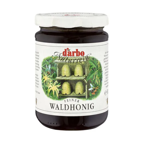 Darbo Wald Honig 500g - Naturbelassener Waldhonig, reich an wertvollen Nährstoffen und ideal für Tee oder als Brotaufstrich.