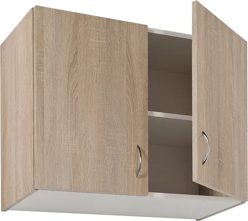 Einzelner hängender Küchenschrank aus Sonoma-Eiche, 80 x 60 cm