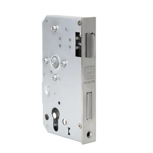 Einsteckschloss 40er Rohr 60/72 Edelstahl DIN L/R Profilzylinder