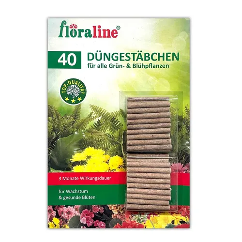 40x Pflanzen Düngestäbchen für Grünpflanzen & Blühpflanzen Dünger Stäbchen