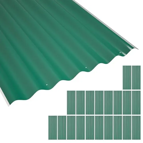 Thanaddo Wellplatten Metall Blech, 20er Set