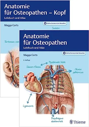 Set Anatomie für Osteopathen - Medizin, umfassendes Set zur Vertiefung der anatomischen Kenntnisse für Osteopathen, ideal für die praktische Anwendung.