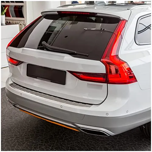 tuning-art L232 Edelstahl Ladekantenschutz für Volvo V90 (2016-) - Hochwertiger Ladekantenschutz aus 0,7 mm V2A Edelstahl, präzise Passform und einfache Montage. Schützt die Kante Ihres Volvo V90 effektiv und sorgt für eine ansprechende Optik.