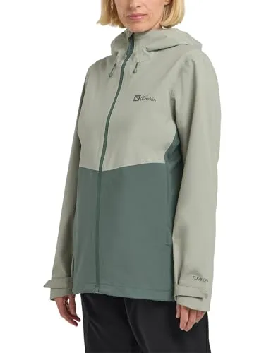 JACK WOLFSKIN WEILTAL 2L JKT W - Funktionsjacke für Damen, leicht und wasserdicht aus TEXAPORE CORE-Gewebe, ideal für jedes Outdoor-Abenteuer und platzsparend für den Rucksack.