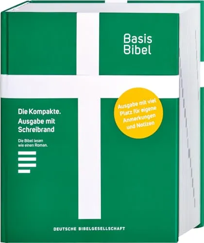 BasisBibel. Die Kompakte. Schreibrand - Kompakte Bibelausgabe, ideal für den täglichen Gebrauch und das persönliche Studium, handlich und leicht zu transportieren.