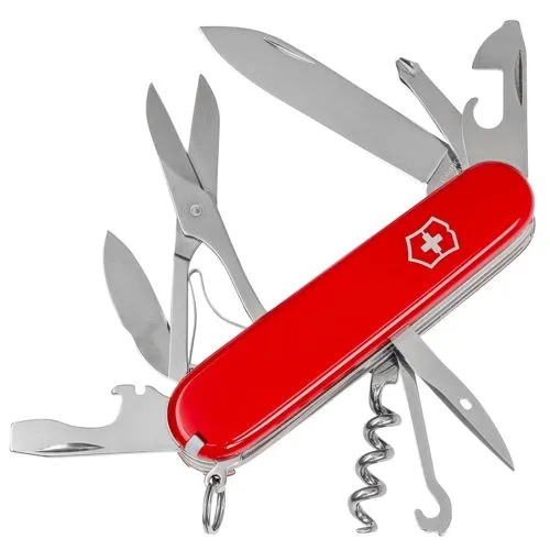 VICTORINOX Schweizer Taschenmesser Explorer rot - Zangen - Vielseitiges Taschenmesser mit 15 Funktionen, ideal für Outdoor-Abenteuer und den täglichen Gebrauch.