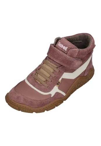 KOEL Wollgefütterte Barfußschuhe aus Leder mit TEX >Farbwahl< Trekking Sohle Modell RAMI (600 Old Pink, Siehe Auswahl, EU Schuhgrößensystem, Grundschulkind, Numerisch, M, 33)