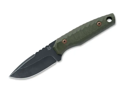 Fox Knives Tactical KS Original mit Niolox-Klinge - Hochwertiges Jagdmesser mit rostbeständiger Niolox-Klinge und rutschfestem G10-Griff für sicheren Halt. Inklusive praktischer Kydexscheide. Ideal für den professionellen Einsatz.