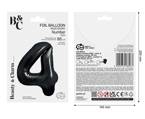 BALON FOL 4 CZAR MAT 85CM GO PBH GODAN 5902973188967 von Osram