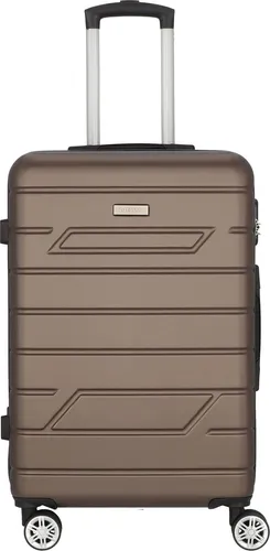 NOWI Hartschalenkoffer 68 cm mit Rollen und Zahlenschloss - Koffer, leichter und handgepäcktauglicher Hartschalenkoffer mit 360 Grad drehbaren Rollen und sicherem Zahlenschloss für stressfreies Reisen.