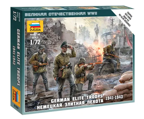 Zvezda ZV6180 1/72 German Elite Troops 1939-43