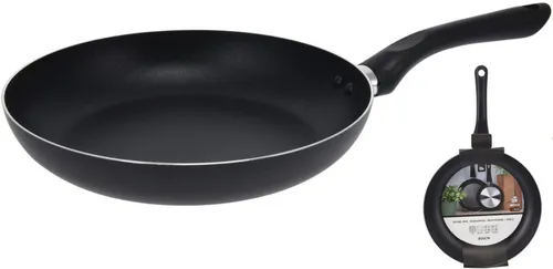 Koopman Bratpfanne Küchenpfanne Schwarz Alu Ø 26CM, (1-tlg), Ø26cm, Griff 21cm, Pfanne, Kochpfanne, Schmiedealuminium