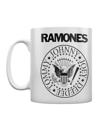 Ramones Kaffeetasse mit Logo, Weiß