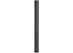 Firefix Ofenrohr 80 mm, 1000 mm lang - Aschesauger Zubehör für Kamininstallation, robustes Stahlblech in Schwarz, ideal für sichere und effiziente Kaminanschlüsse.