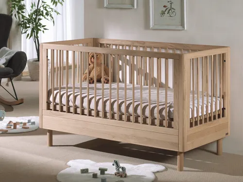 Produktbild Babybett 70x140 Eiche massiv natur geölt
