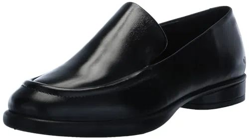 Ecco 22231301001 Slipper - Elegante Damenschuhe aus schwarzem Glattleder mit PU-Laufsohle und dualem Innensohlen-System für individuellen Komfort - ideal für jeden Anlass.