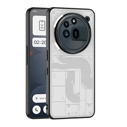 Für Nothing Phone 3a Pro GKK Skin Feel Design Kunstleder / TPU Schutz Hülle Grau