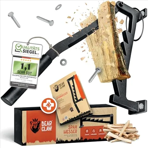 BearClaw manueller Holzspalter zur Wandmontage von BearClaw