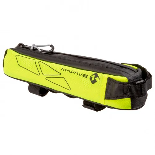 M-WAVE Unisex Rough Ride Top Fahrrad Oberrohrtasche neongelb - Wasserdichte Fahrradtasche mit stoßdämpfender Polsterung für empfindliche Gegenstände. Hohe Sichtbarkeit durch leuchtendes Neongelb – ideal für wechselhaftes Wetter und sicheres Fahren.