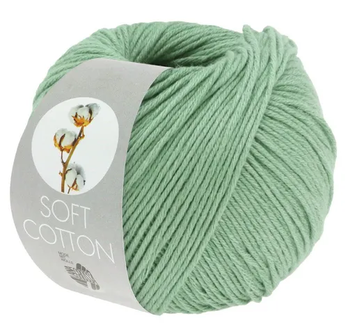 LANA GROSSA SOFT COTTON Häkelwolle, 140 m (weiches, vielseitiges Garn für höchsten Tragekomfort), 50 g