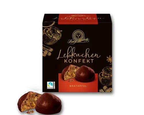 Lambertz Süßigkeit, Lambertz Lebkuchenkonfekt Bratapfel Mini Lebkuchenkonfekt 175g