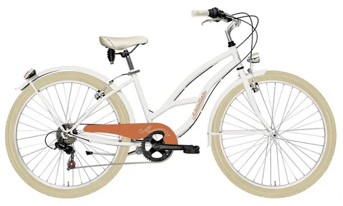 Adriatica Cruiser 26 Zoll - 6 Gang Kettenschaltung - Stylischer Beachcruiser für Damen mit 6-Gang Kettenschaltung, ideal für entspannte Fahrten in der Stadt oder am Strand. Hohe Stabilität bis 120 kg.