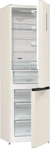 Gorenje NRK6202AC4 Freistehende Kühl-Gefrier-Kombination - Kühlschrank mit 331 l Kapazität, energieeffizient und leise mit nur 38 dB - ideal für jeden Haushalt!