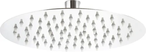 Wiltec Regendusche Duschkopf Rund 20cm Edelstahl Kopfbrause Rainshower Brausekopf