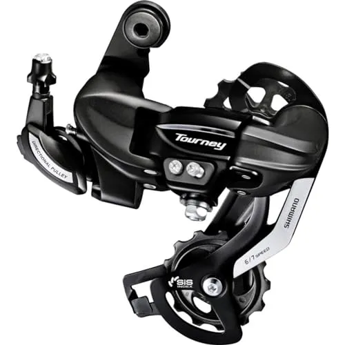 Shimano 780902 Schaltwerk - Schwarz/Grau, kompakt und robust - Hochwertiges Schaltwerk für Kettenschaltungen, bietet präzise Gangwechsel und zuverlässige Leistung beim Radfahren. Ideal für sportliche und alltägliche Fahrten.
