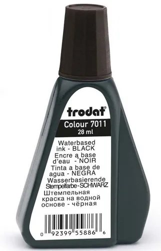 TRODAT Stempel Stempelfarbe ohne Öl 28ml schwarz