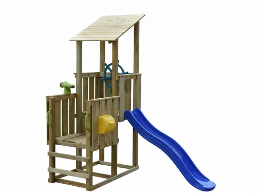 Spielturm Pirat Kiefer für den Garten – Outdoor Spielplatz von Prestige Garden
