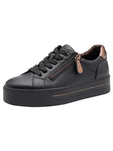 Jana Vegan Sneaker ohne Absatz, Mehrweite mit Schnürsenkel in Schwarz 36 - Bequemer Sneaker in Größe 36, ideal für den Alltag. Mit H-Weite und veganen Materialien für optimalen Tragekomfort und eine stylische Note.