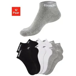 Bench. Sportsocken (Packung, 12-Paar) Tennis Kurzsocken mit Halbfußfrottee