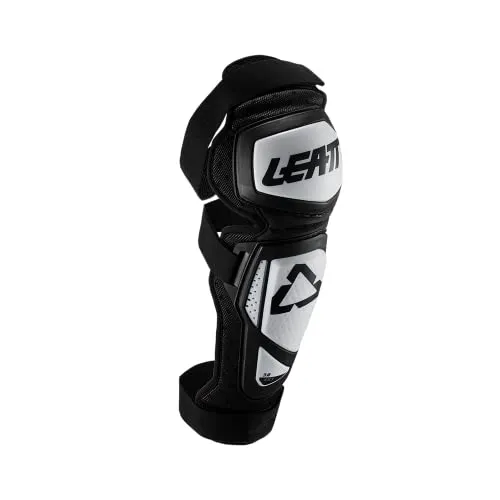 Leatt Knie & Schienbeinschoner 3.0 EXT - Weiss/Schwarz - Hochwertige Knieschoner für optimalen Schutz beim Biken, bieten hervorragende Beweglichkeit und Komfort, ideal für Sportler.
