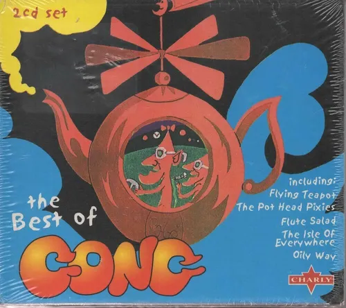 Gong The Best of NEU 2CDs Flying Teapot Flute Salad Pot Head Pixies Outer Temple